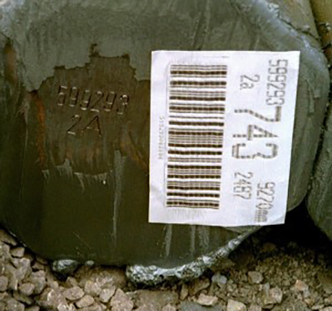 Secure labelling in icy temperatures